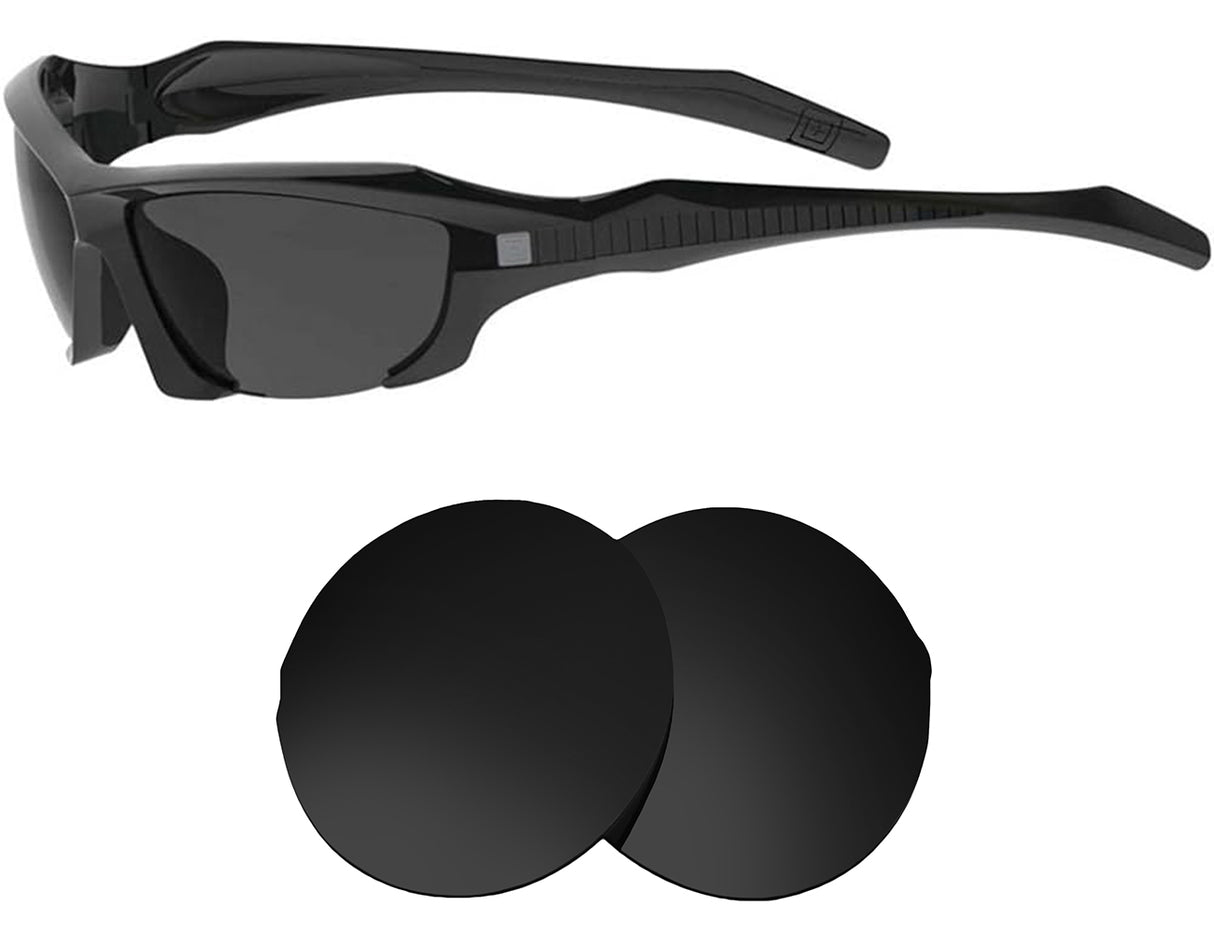 5.11 Tactical Burner HF-Replacement Lenses-Volcanic Black-Non-Polarized-Seek Optics