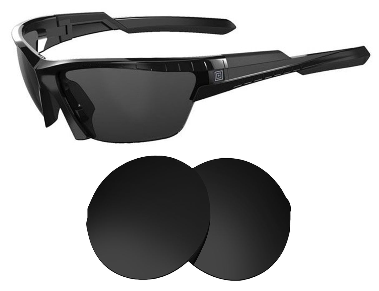 5.11 Tactical Cavu HF-Replacement Lenses-Volcanic Black-Non-Polarized-Seek Optics