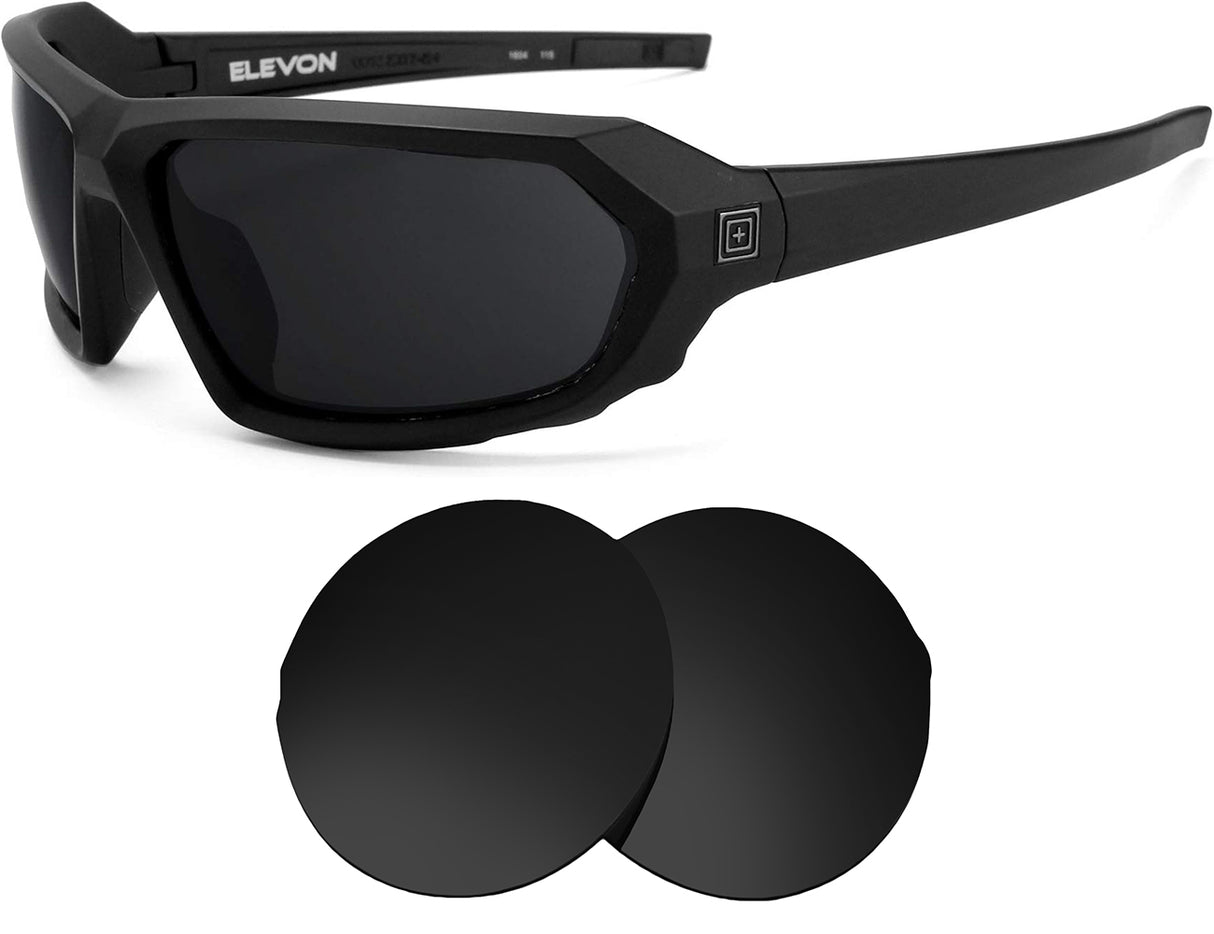 5.11 Tactical Elevon-Replacement Lenses-Volcanic Black-Non-Polarized-Seek Optics