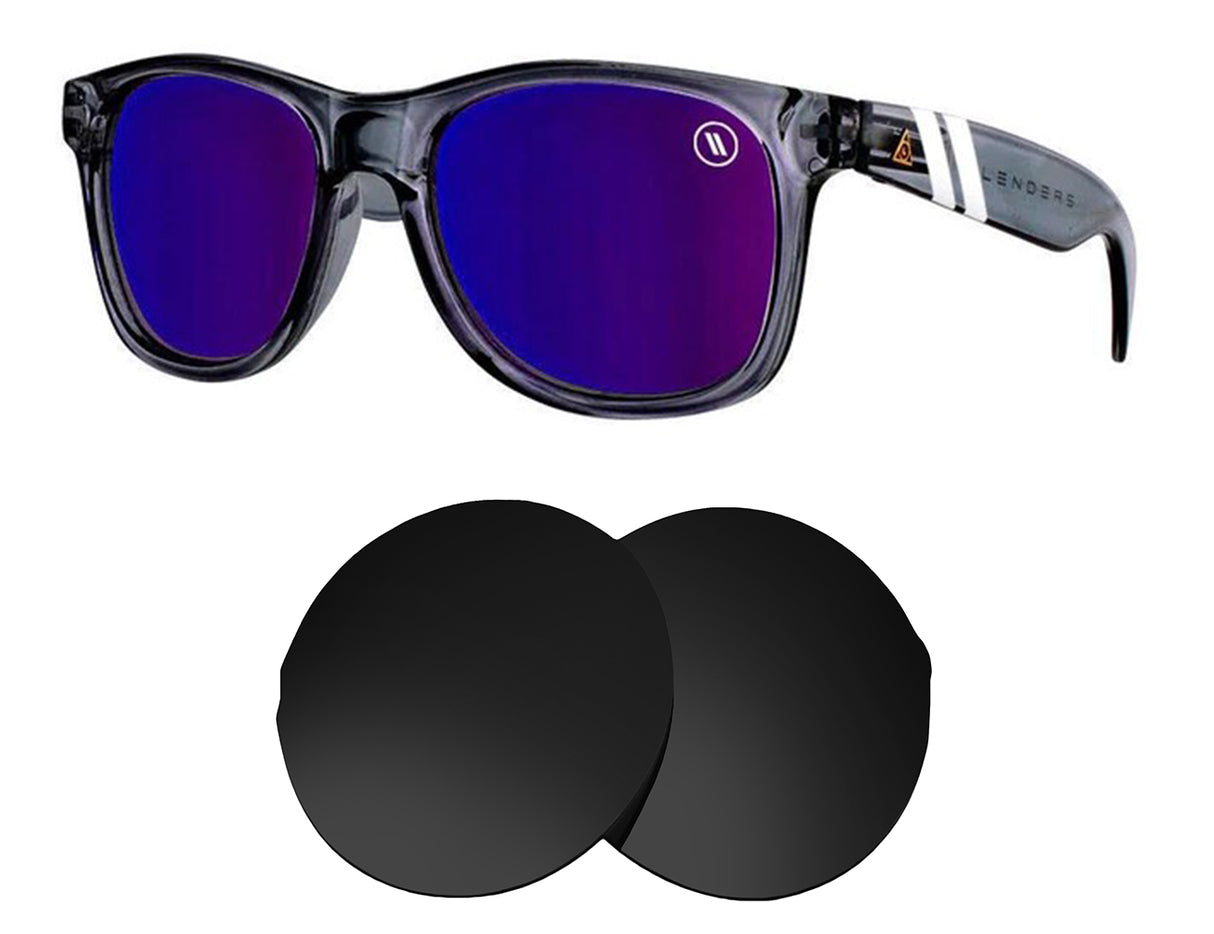 Blenders Tipsy Goat-Replacement Lenses-Volcanic Black-Non-Polarized-Seek Optics