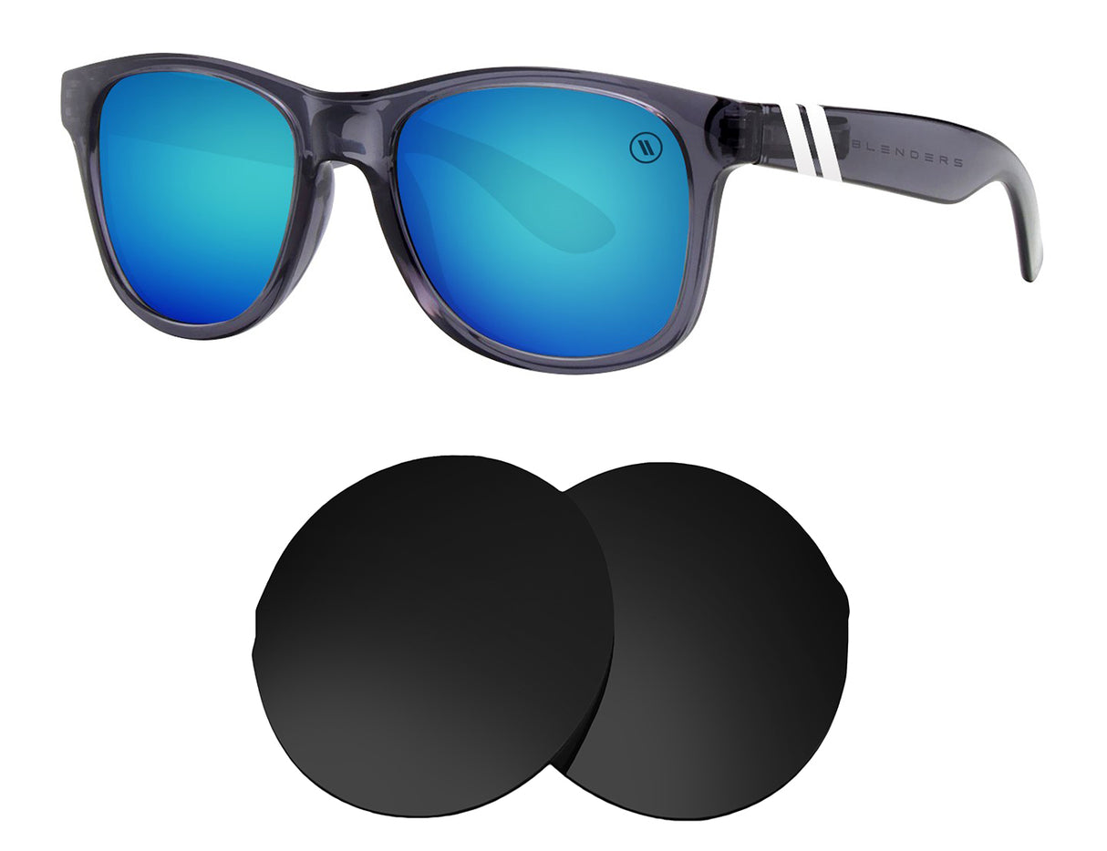 Blenders Tipsy Goat X2-Replacement Lenses-Volcanic Black-Non-Polarized-Seek Optics