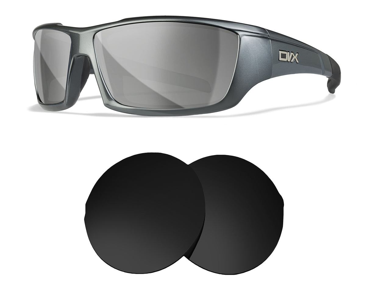 DVX Axon-Replacement Lenses-Volcanic Black-Non-Polarized-Seek Optics
