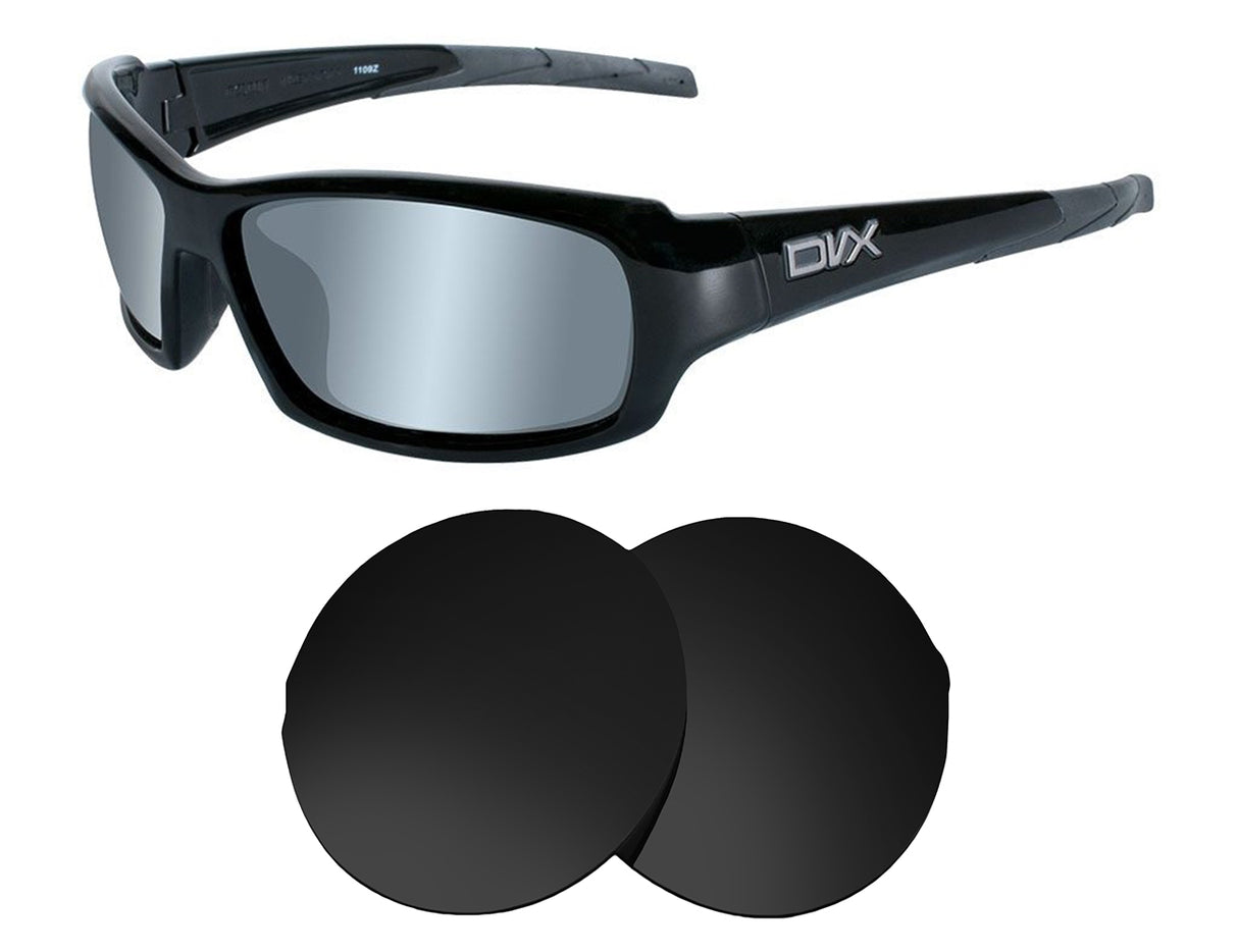 DVX Oculus-Replacement Lenses-Volcanic Black-Non-Polarized-Seek Optics