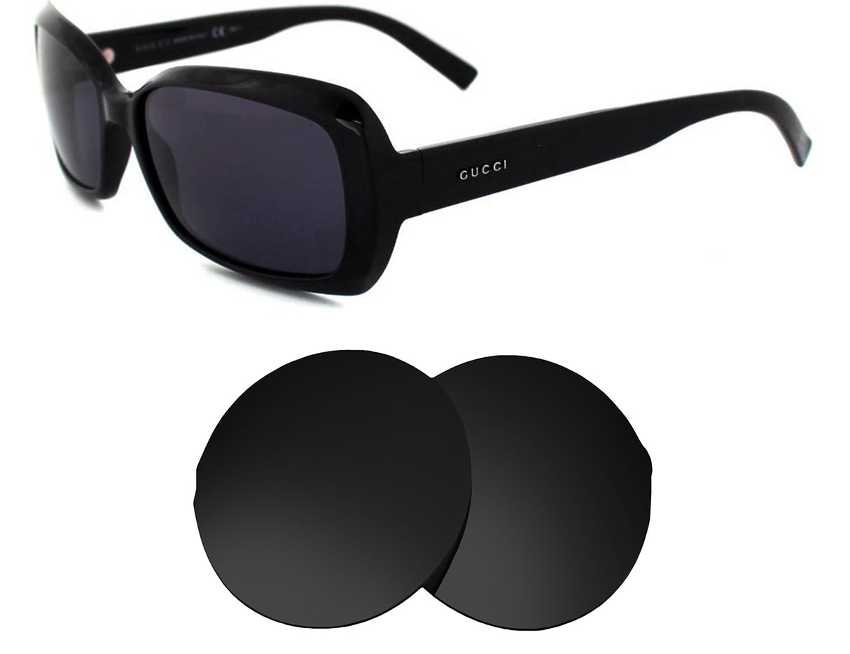 Gucci GG3206/S-Replacement Lenses-Volcanic Black-Non-Polarized-Seek Optics