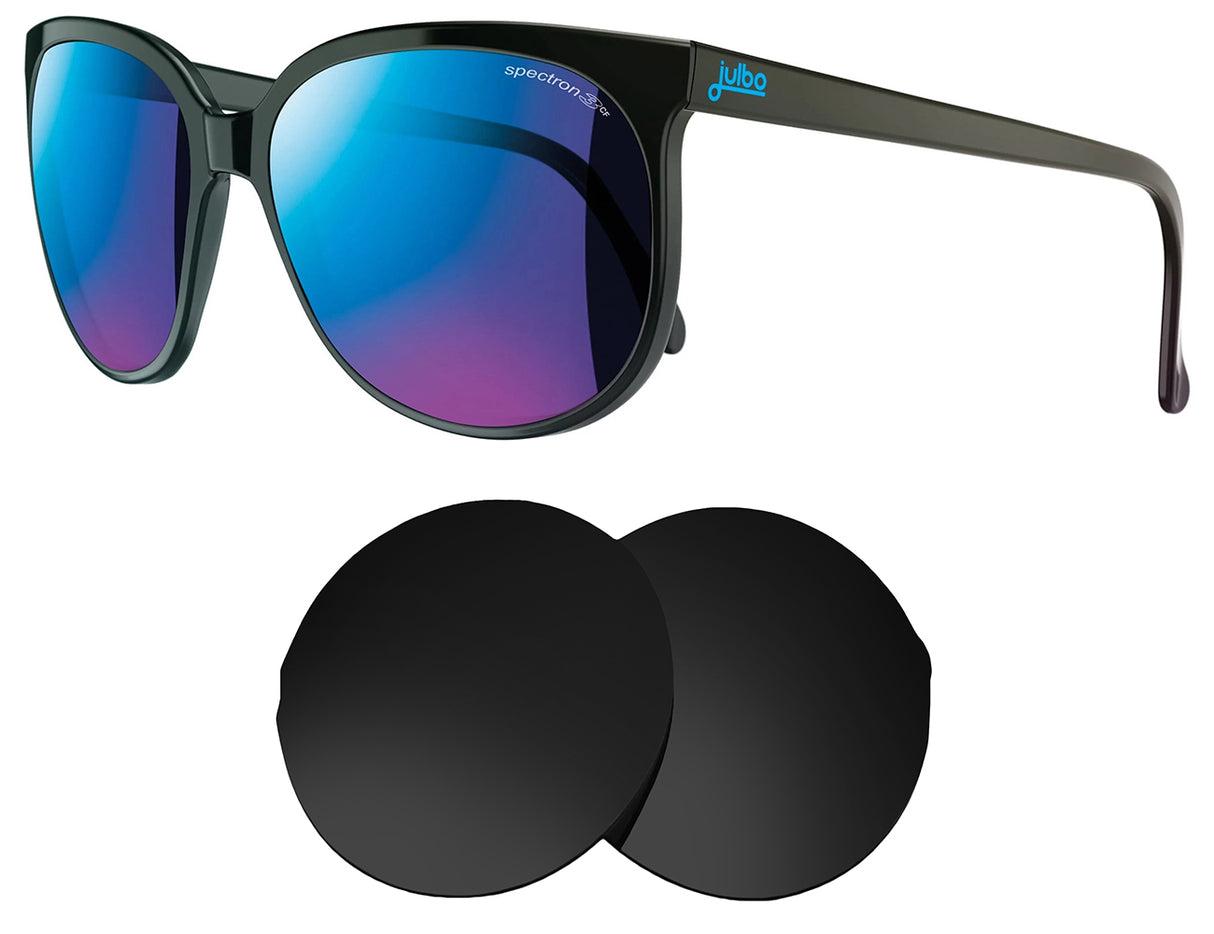 Julbo Megeve-Replacement Lenses-Volcanic Black-Non-Polarized-Seek Optics