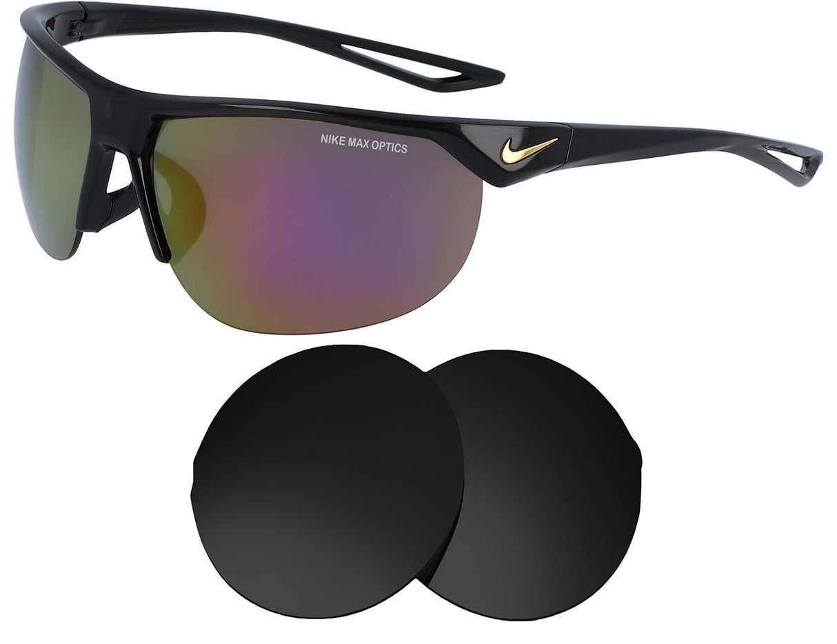 Nike Cross Trainer-Replacement Lenses-Volcanic Black-Non-Polarized-Seek Optics