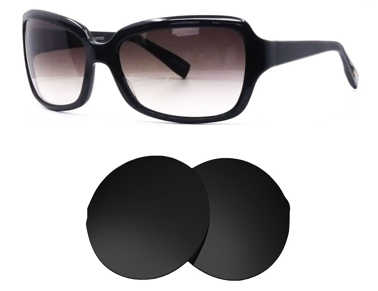 Oliver Peoples Dunaway OV 5042 S-Replacement Lenses-Volcanic Black-Non-Polarized-Seek Optics