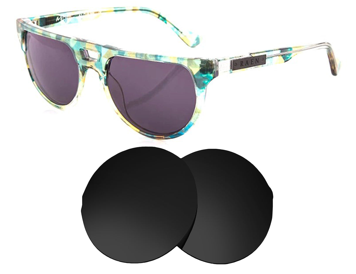 Raen Astyn-Replacement Lenses-Volcanic Black-Non-Polarized-Seek Optics