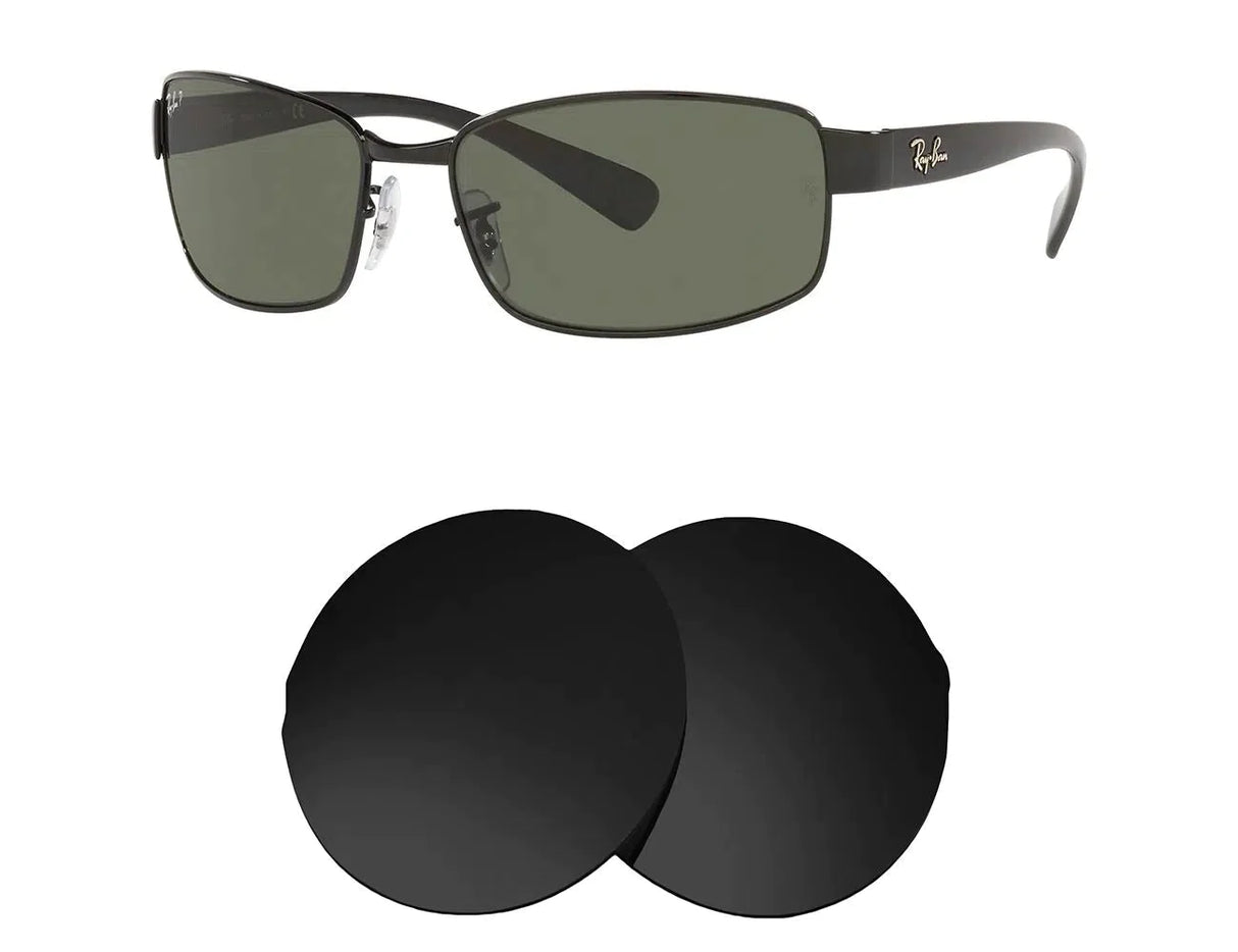 Ray-Ban RB3364 59mm-Replacement Lenses-Volcanic Black-Non-Polarized-Seek Optics