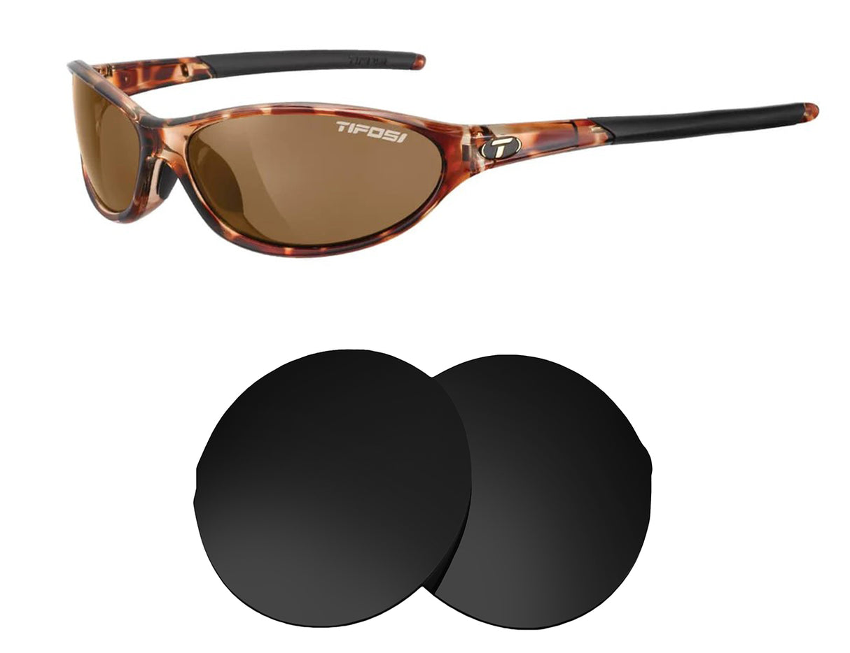 Tifosi Alpe 2.0-Replacement Lenses-Volcanic Black-Non-Polarized-Seek Optics
