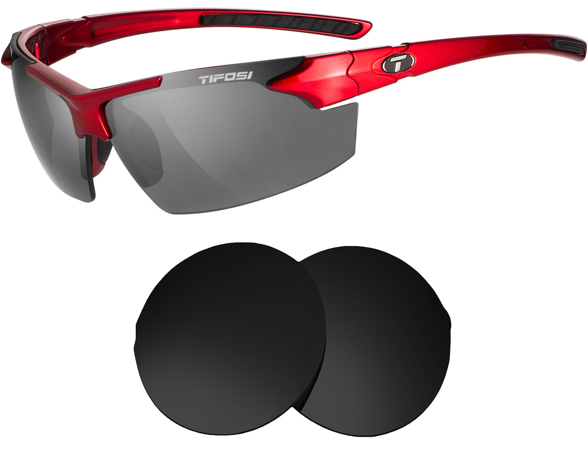 Tifosi Jet FC-Replacement Lenses-Volcanic Black-Non-Polarized-Seek Optics