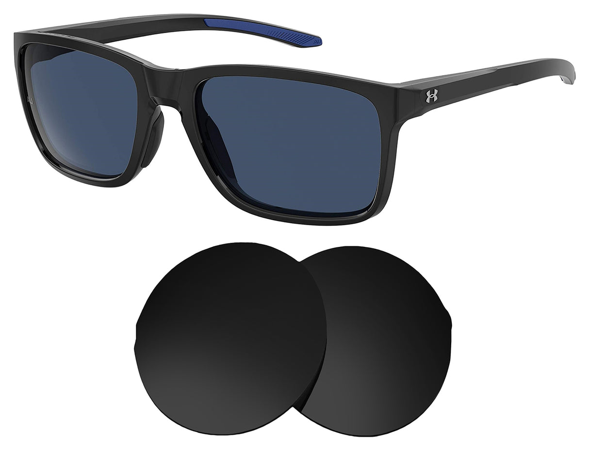 Under Armour Hustle-Replacement Lenses-Volcanic Black-Non-Polarized-Seek Optics