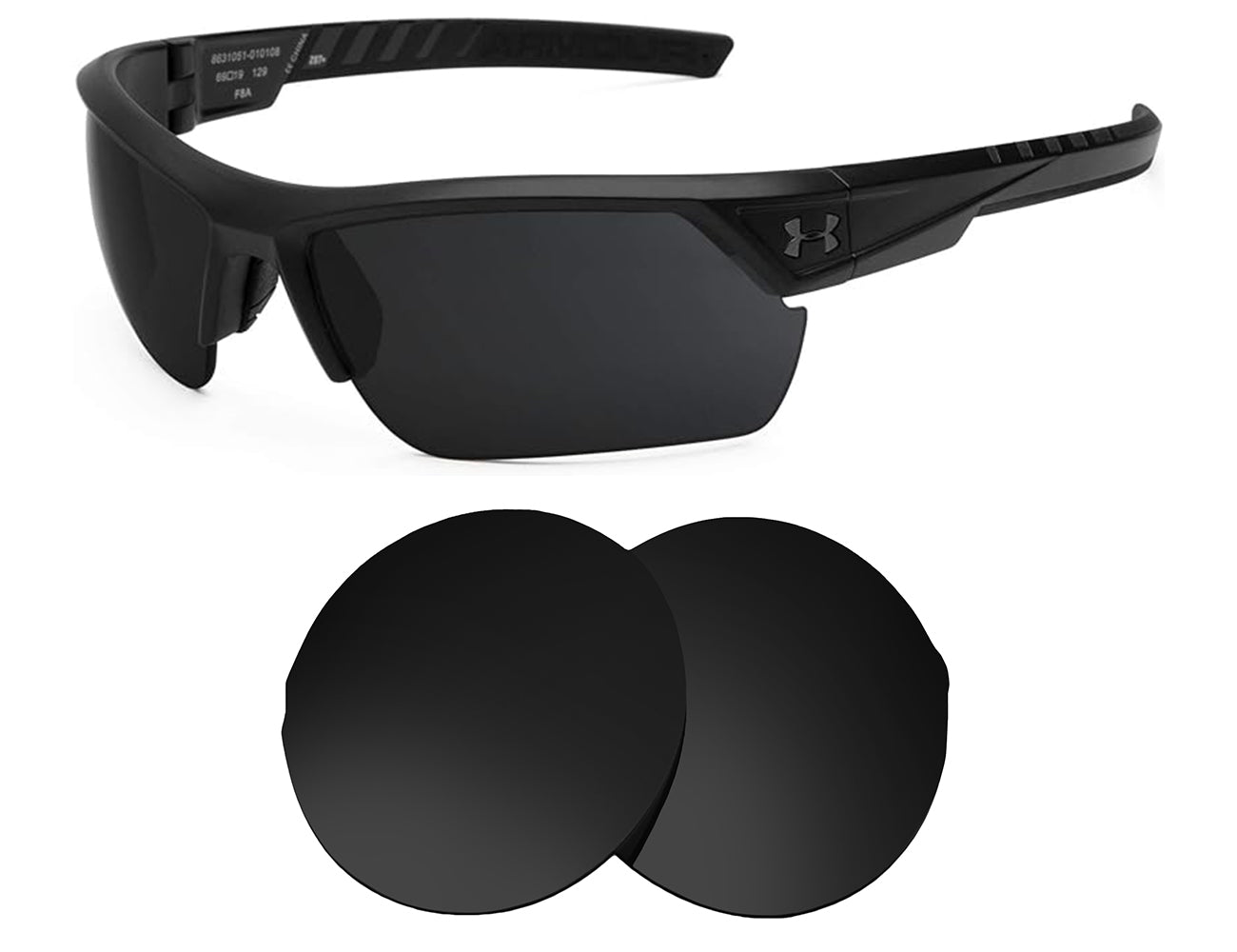 Under armour igniter 2024 sunglasses replacement lenses