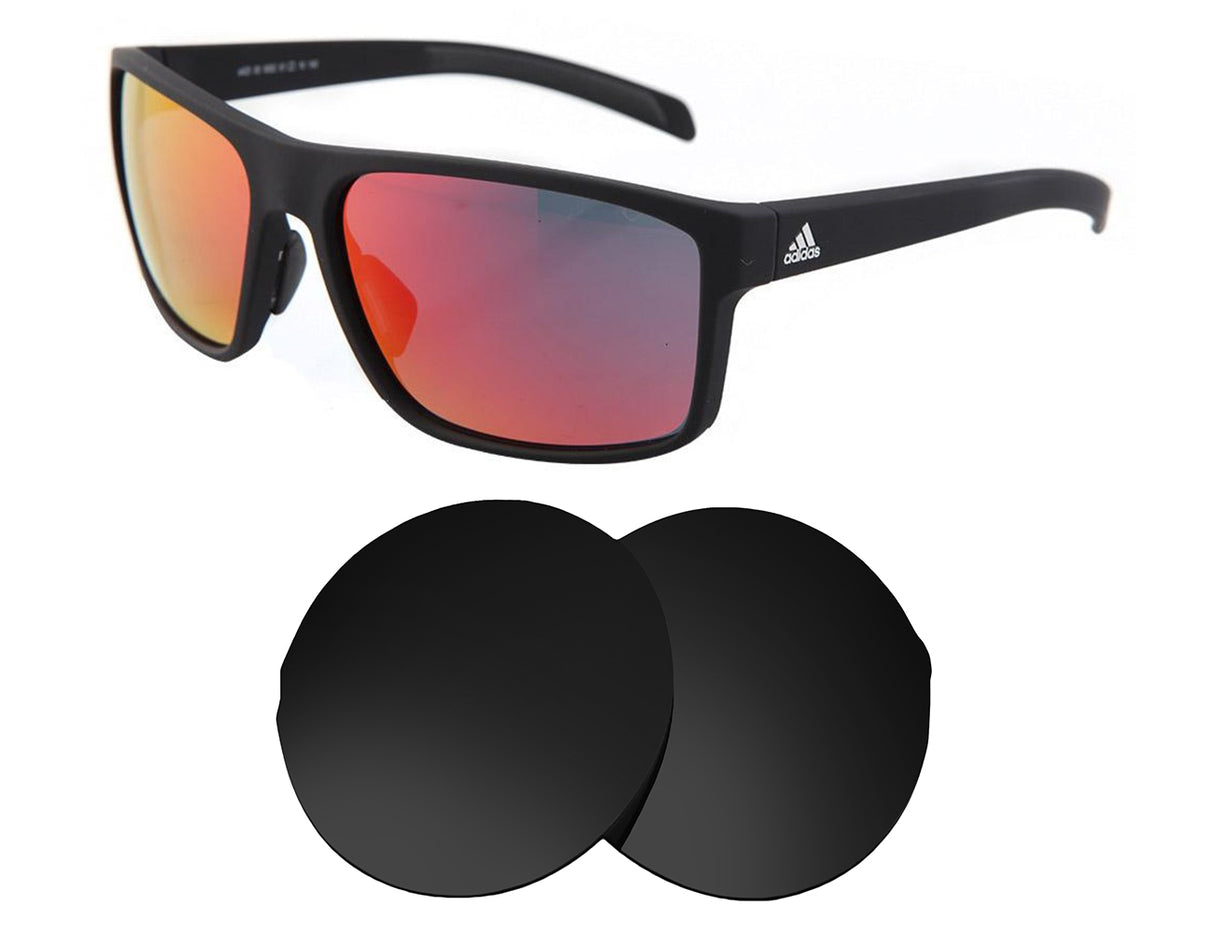 Adidas Whipstart A423-Replacement Lenses-Volcanic Black-Non-Polarized-Seek Optics