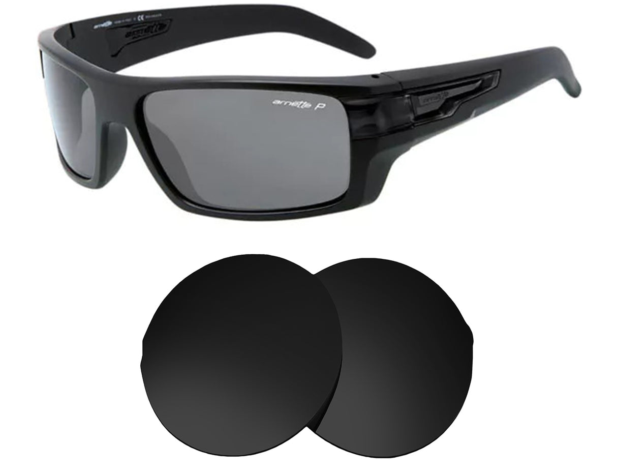 Arnette Afterparty AN4158-Replacement Lenses-Volcanic Black-Non-Polarized-Seek Optics