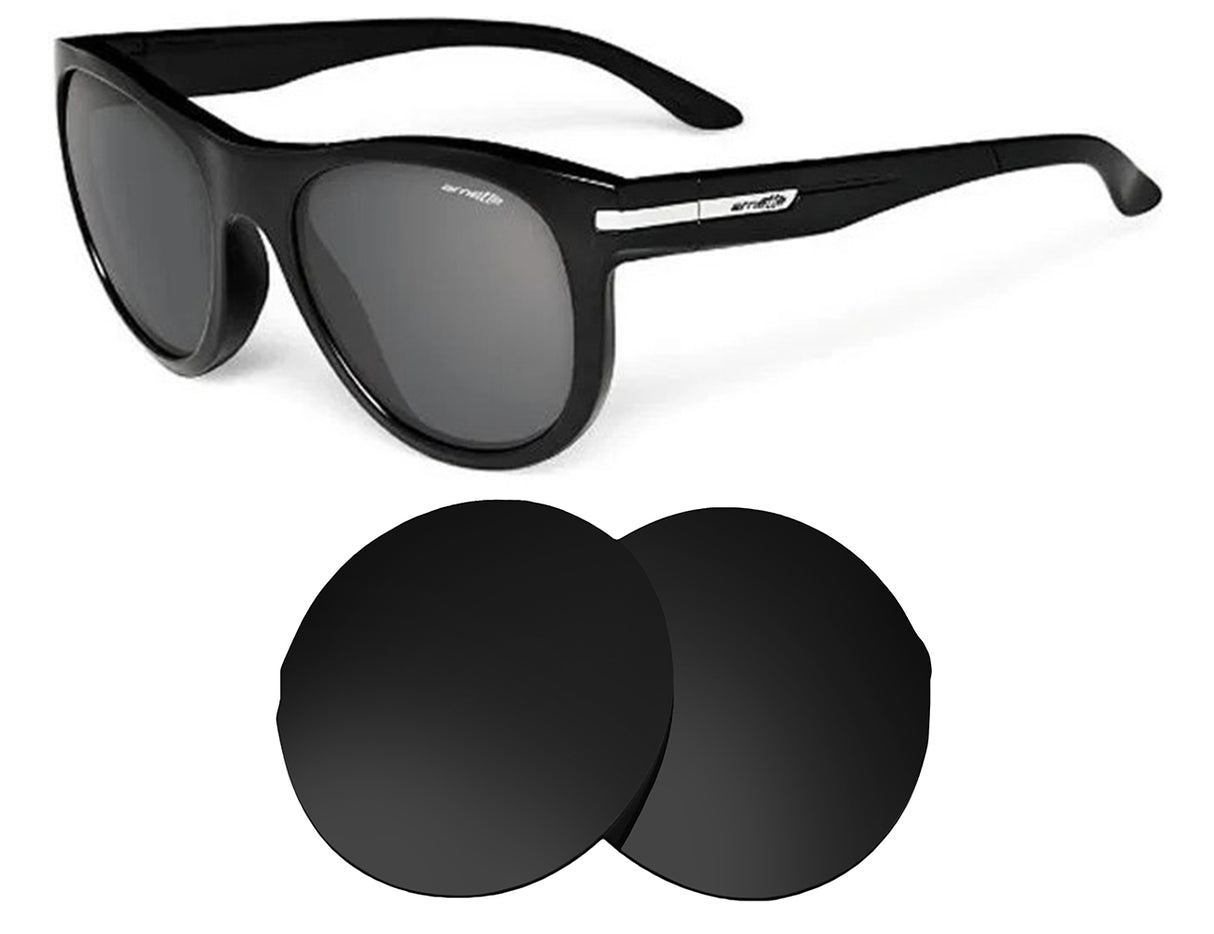 Arnette Blowout AN4142-Replacement Lenses-Volcanic Black-Non-Polarized-Seek Optics