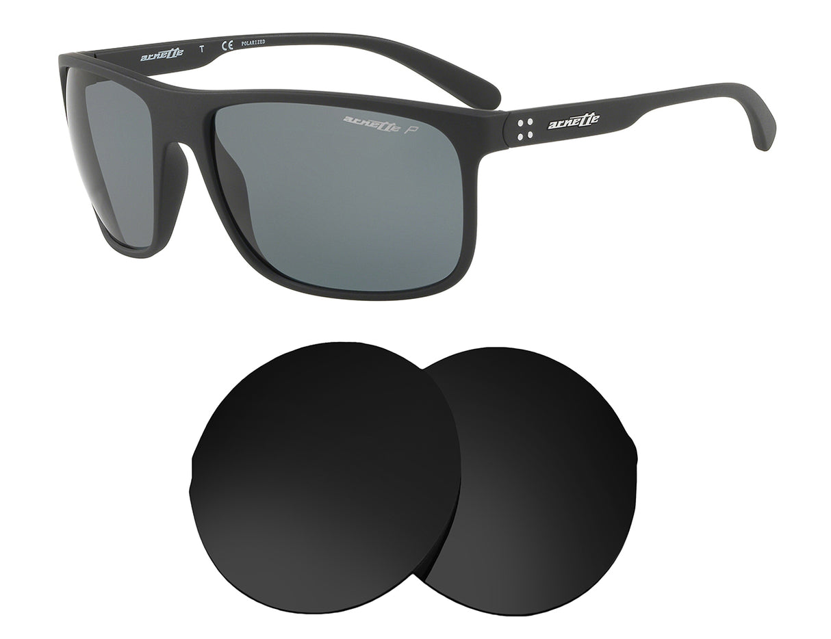 Arnette Bushing AN4244-Replacement Lenses-Volcanic Black-Non-Polarized-Seek Optics