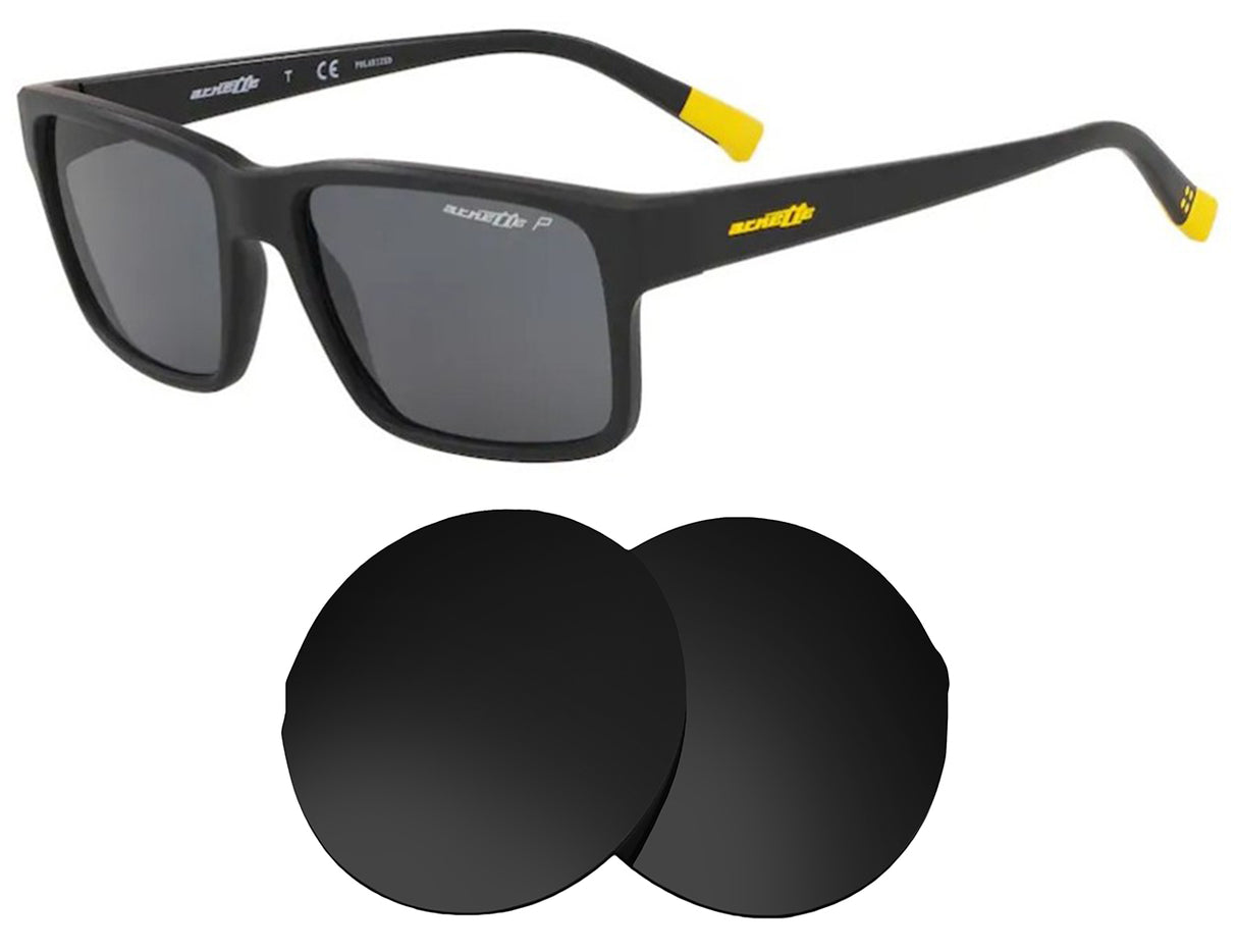 Arnette Dashanzi AN4254-Replacement Lenses-Volcanic Black-Non-Polarized-Seek Optics