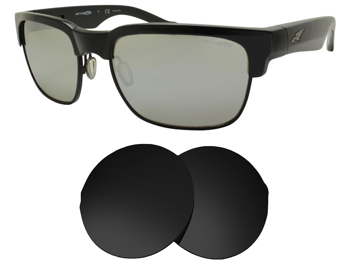 Arnette Dean AN4205-Replacement Lenses-Volcanic Black-Non-Polarized-Seek Optics
