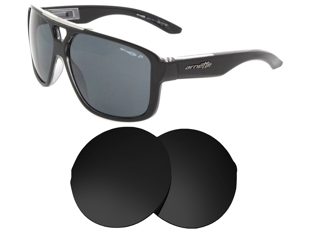 Arnette Fat City An4189-Replacement Lenses-Volcanic Black-Non-Polarized-Seek Optics