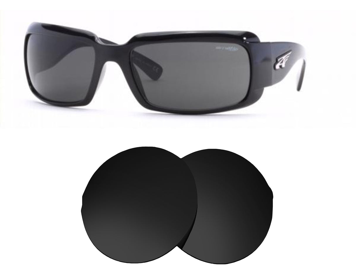 Arnette Infamous AN4076-Replacement Lenses-Volcanic Black-Non-Polarized-Seek Optics