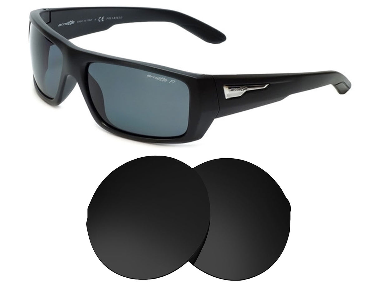 Arnette Munson AN4164-Replacement Lenses-Volcanic Black-Non-Polarized-Seek Optics