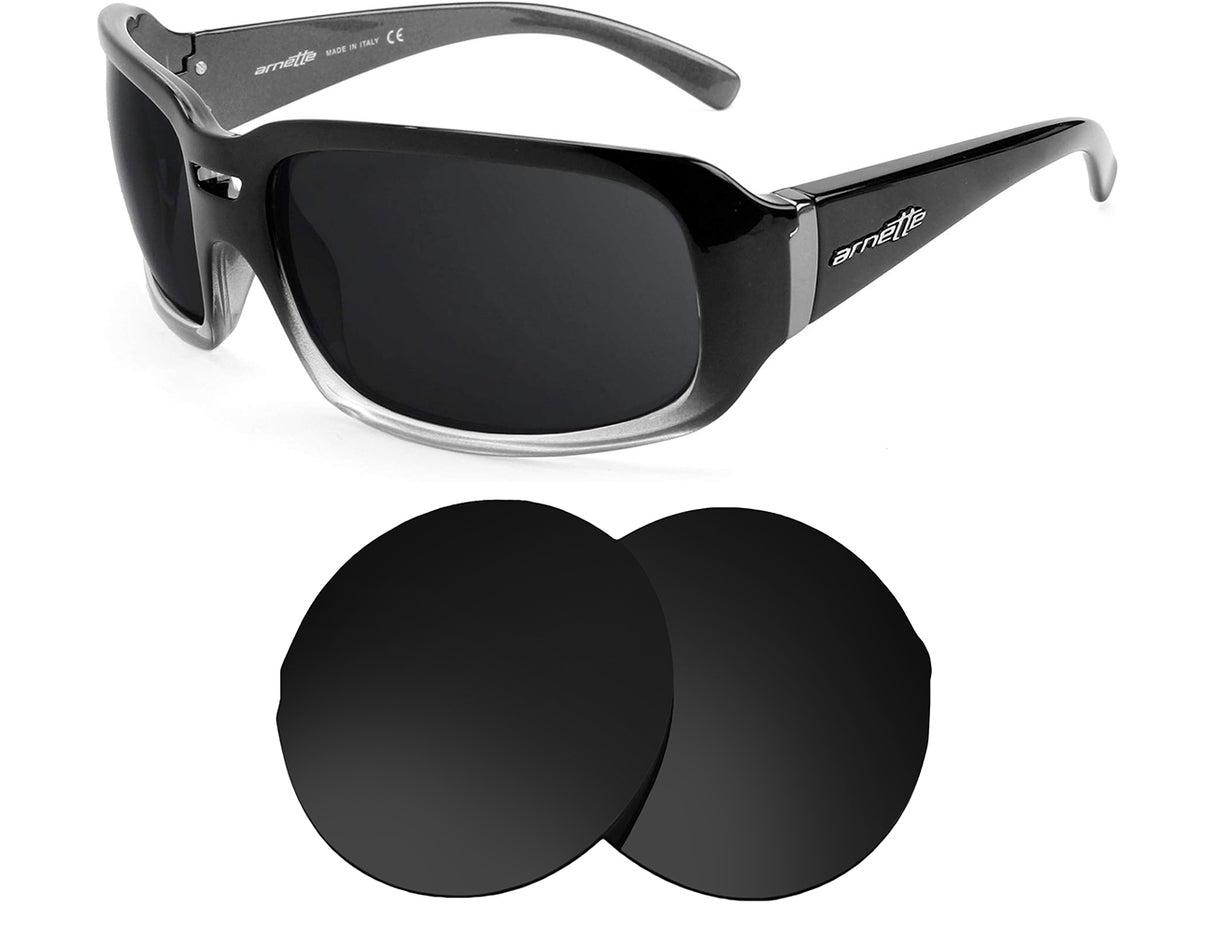 Arnette Rushmore AN4081-Replacement Lenses-Volcanic Black-Non-Polarized-Seek Optics
