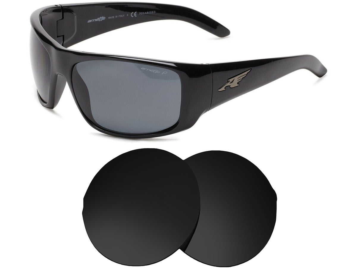 Arnette Slammer AN4115-Replacement Lenses-Volcanic Black-Non-Polarized-Seek Optics