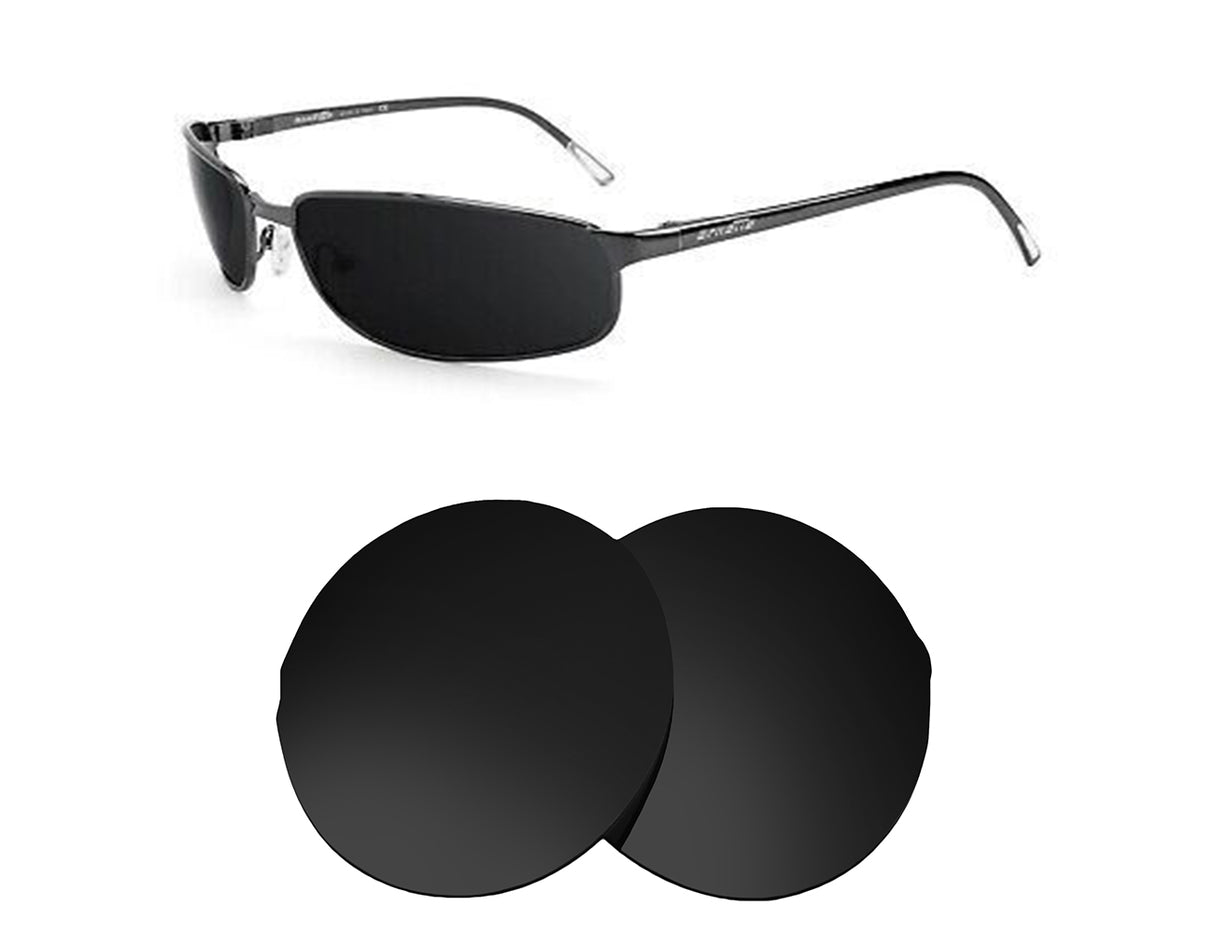 Arnette Steel Demon AN3001-Replacement Lenses-Volcanic Black-Non-Polarized-Seek Optics