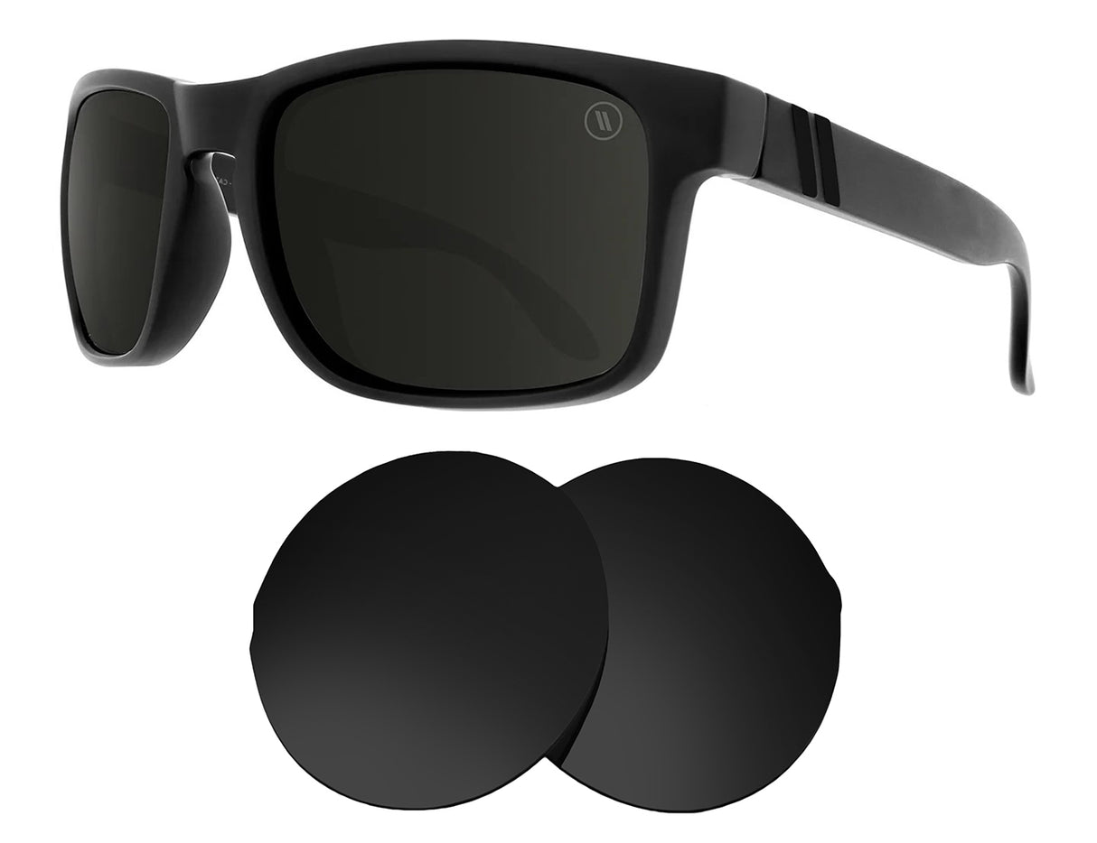 Blenders Black Tundra-Replacement Lenses-Volcanic Black-Non-Polarized-Seek Optics