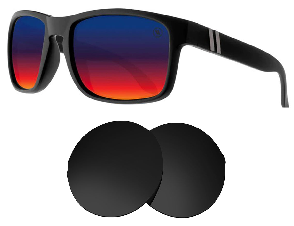 Blenders City Drifter-Replacement Lenses-Volcanic Black-Non-Polarized-Seek Optics