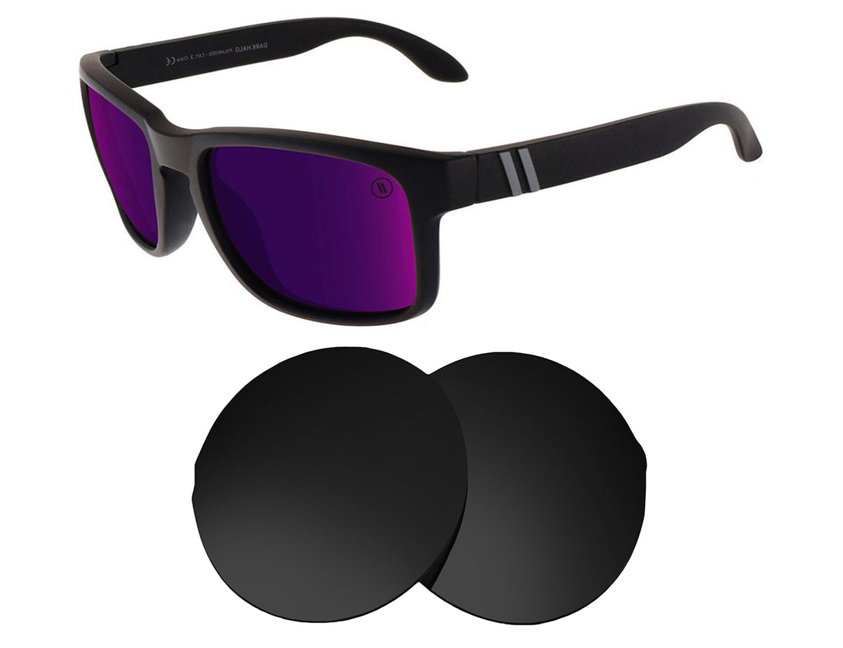 Blenders Dark Halo-Replacement Lenses-Volcanic Black-Non-Polarized-Seek Optics