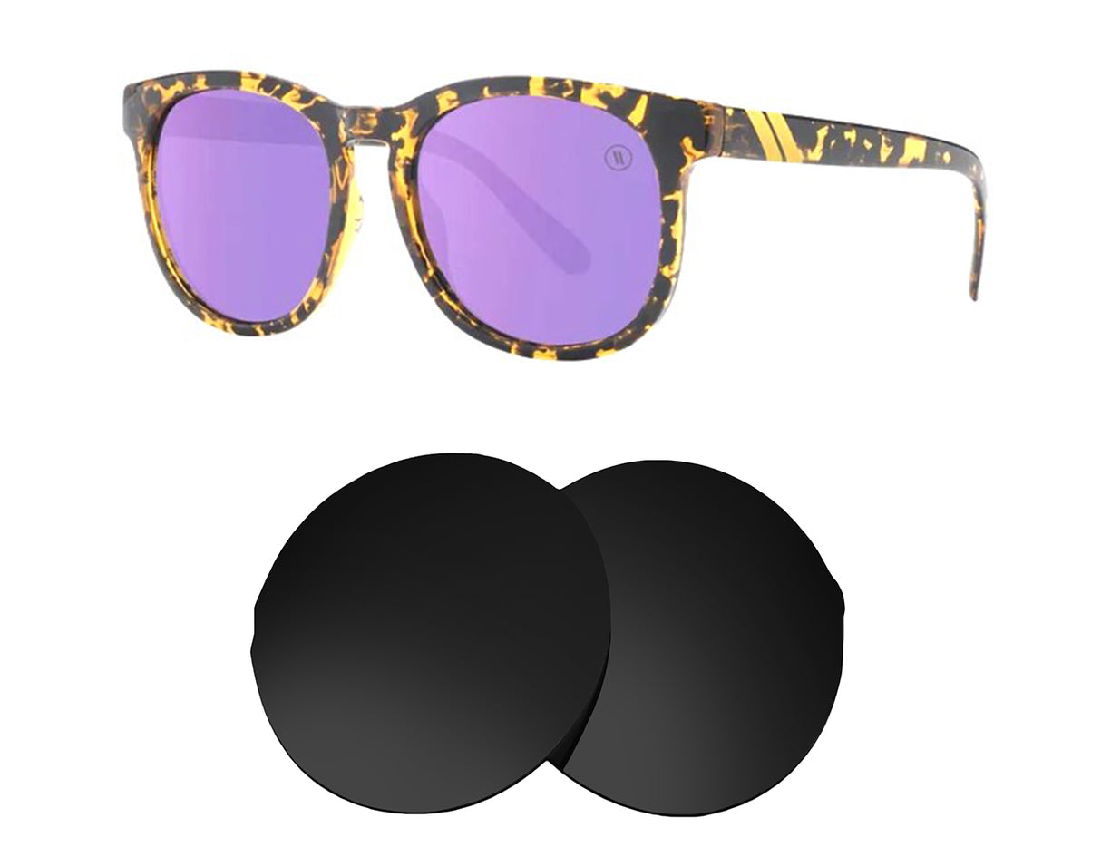 Blenders Honey Island-Replacement Lenses-Volcanic Black-Non-Polarized-Seek Optics
