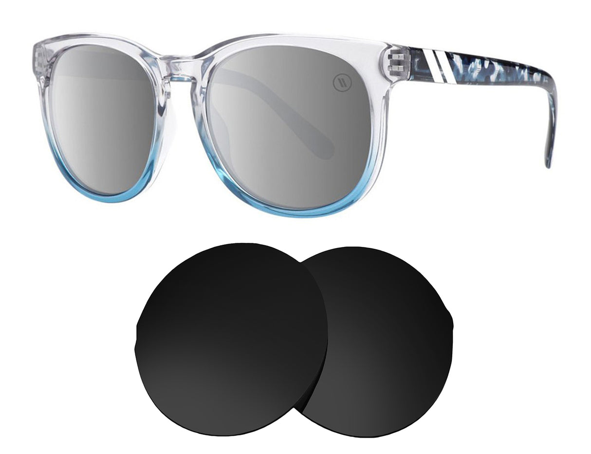 Blenders Island Ice-Replacement Lenses-Volcanic Black-Non-Polarized-Seek Optics