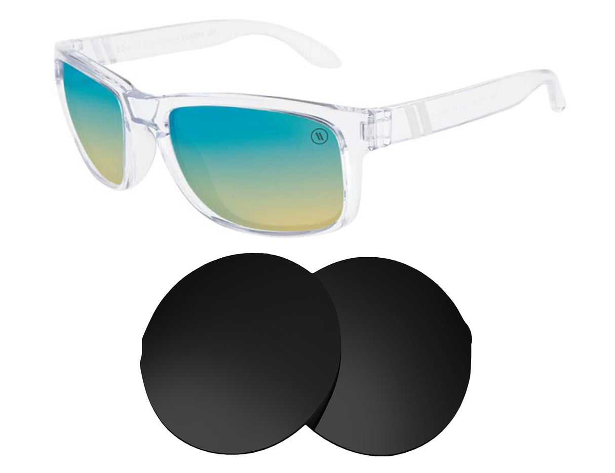 Blenders Mr. Breeze-Replacement Lenses-Volcanic Black-Non-Polarized-Seek Optics