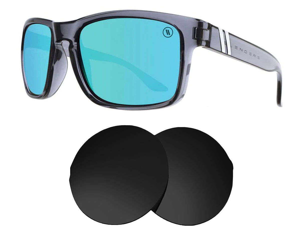 Blenders North Point-Replacement Lenses-Volcanic Black-Non-Polarized-Seek Optics