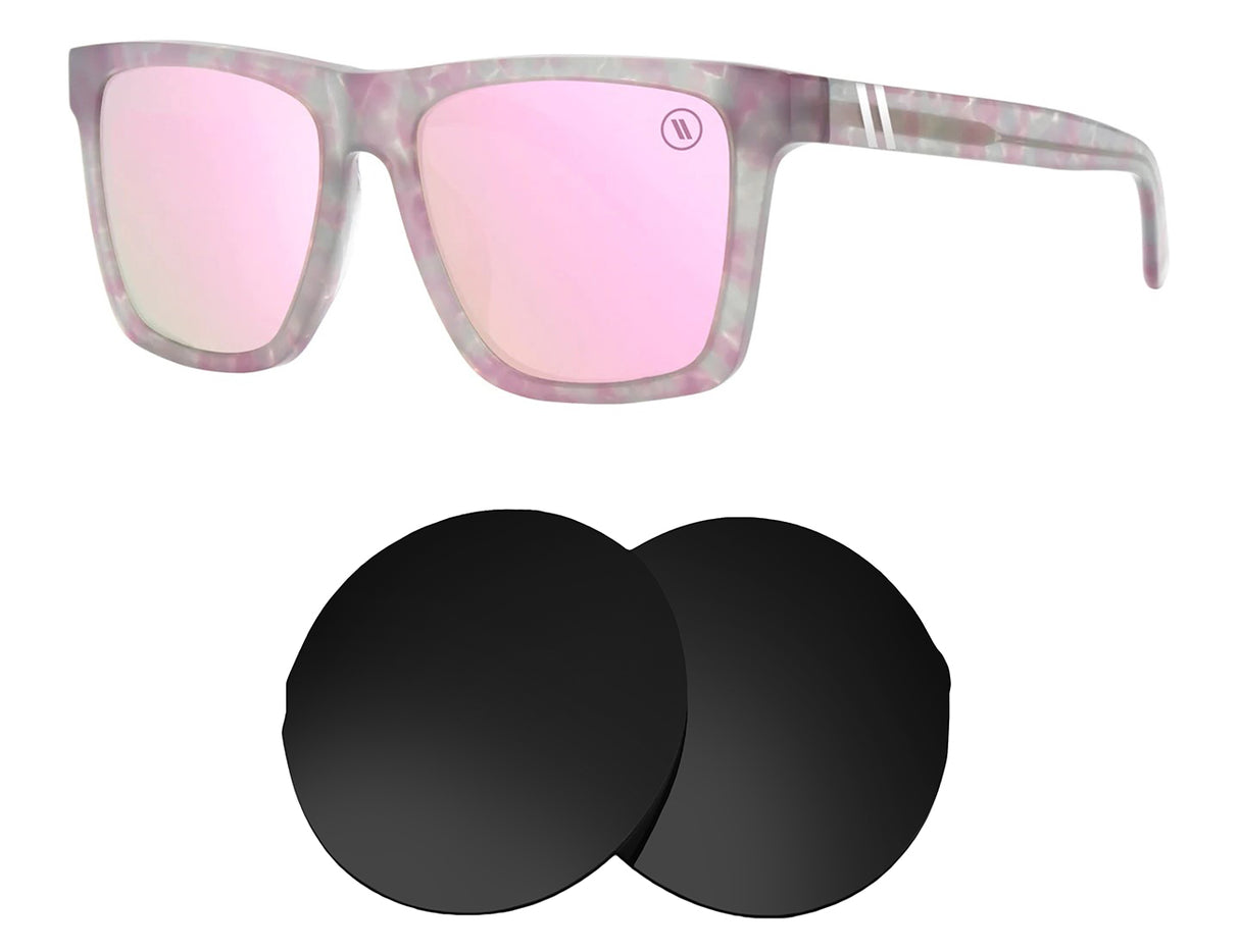 Blenders Pretty Gangsta-Replacement Lenses-Volcanic Black-Non-Polarized-Seek Optics