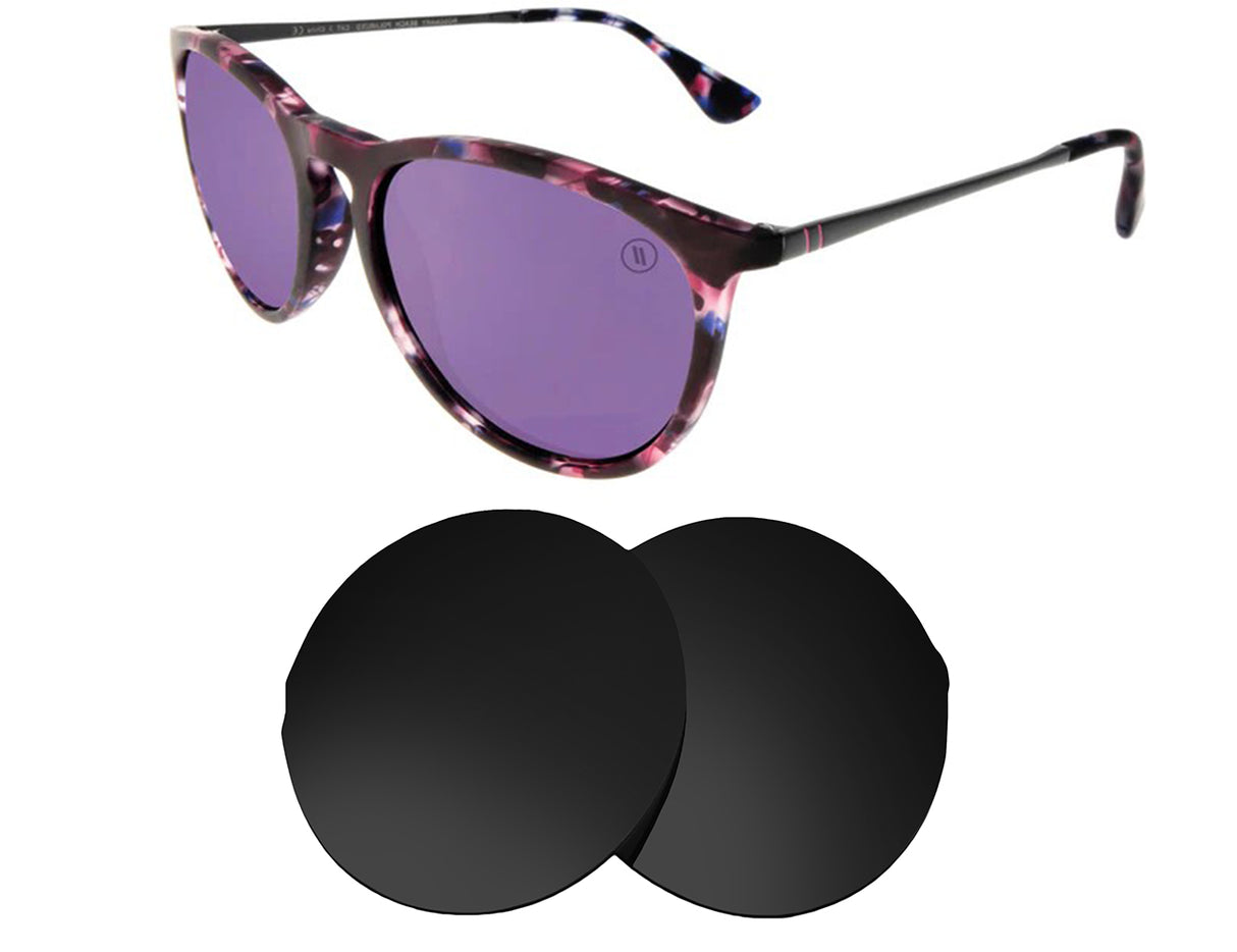 Blenders Rosemary Beach-Replacement Lenses-Volcanic Black-Non-Polarized-Seek Optics