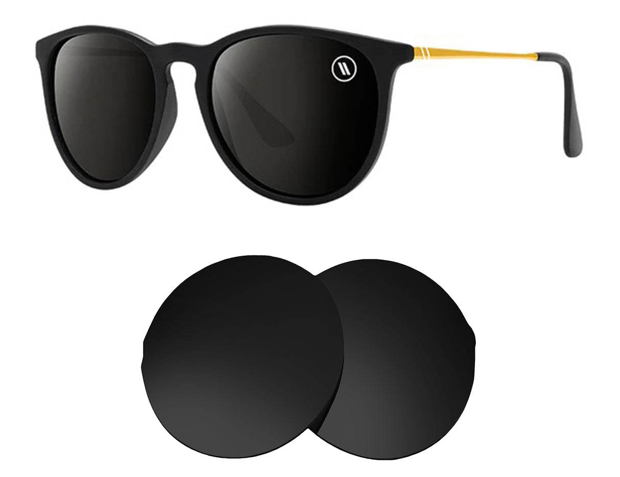 Blenders University Heights-Replacement Lenses-Volcanic Black-Non-Polarized-Seek Optics