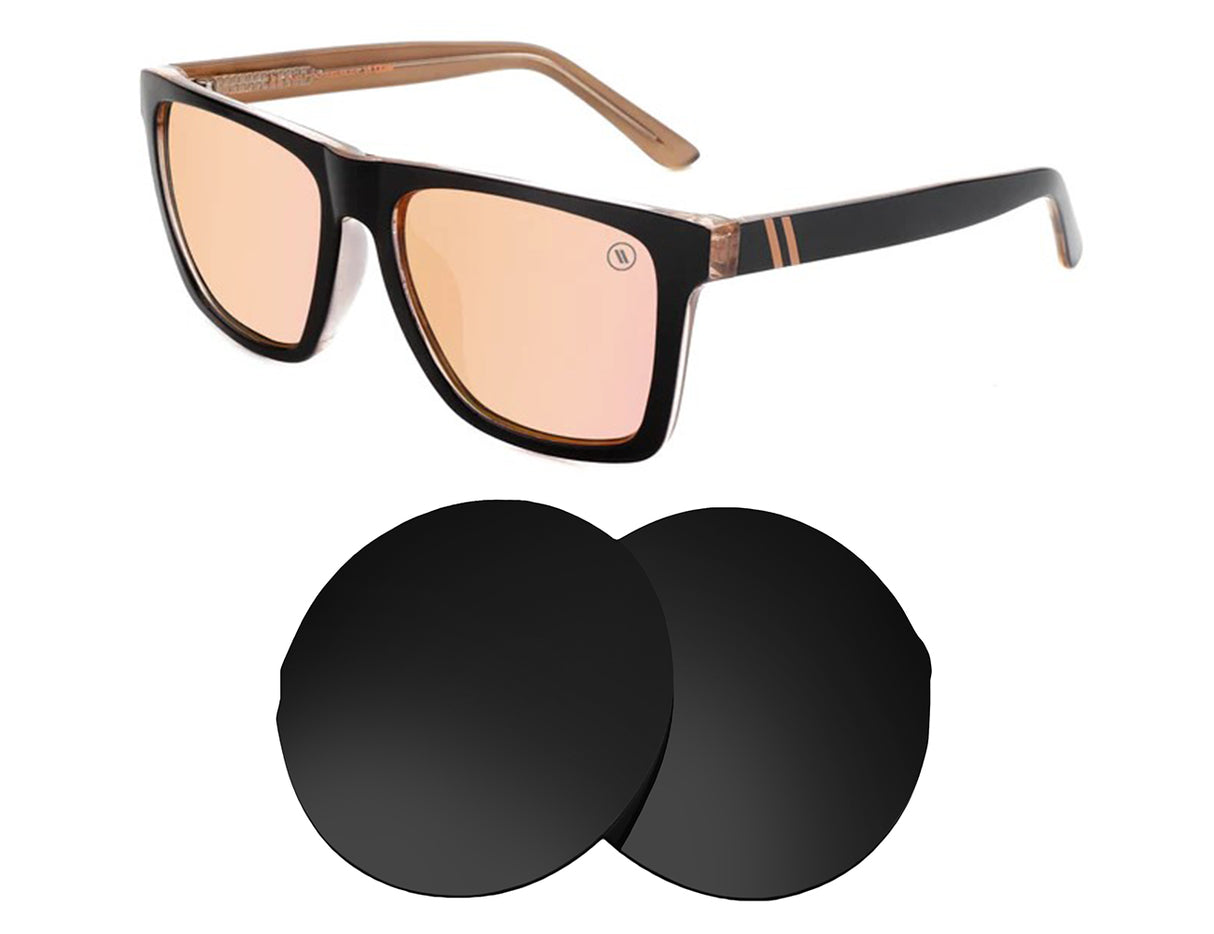 Blenders Vault IV-Replacement Lenses-Volcanic Black-Non-Polarized-Seek Optics