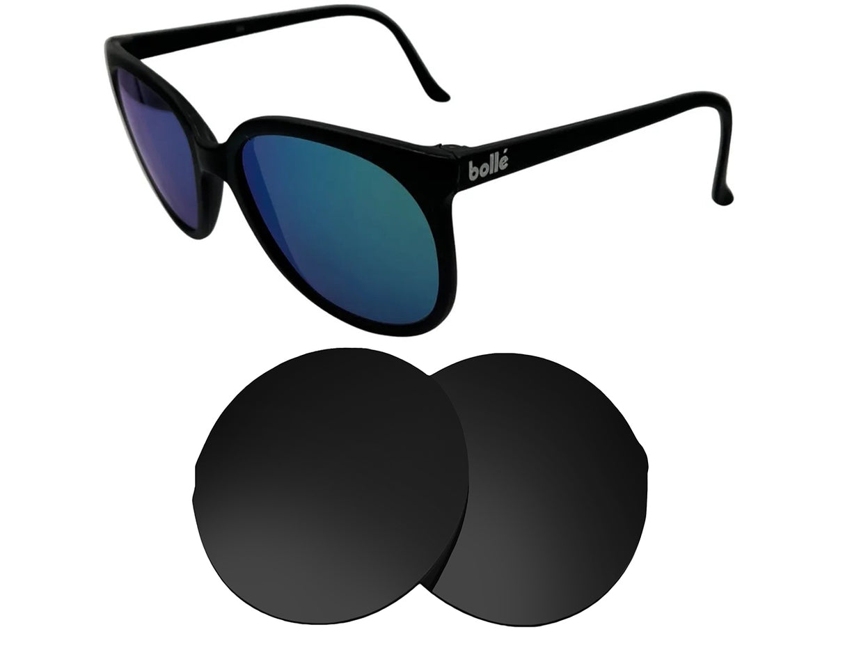 Bolle 396-Replacement Lenses-Volcanic Black-Non-Polarized-Seek Optics