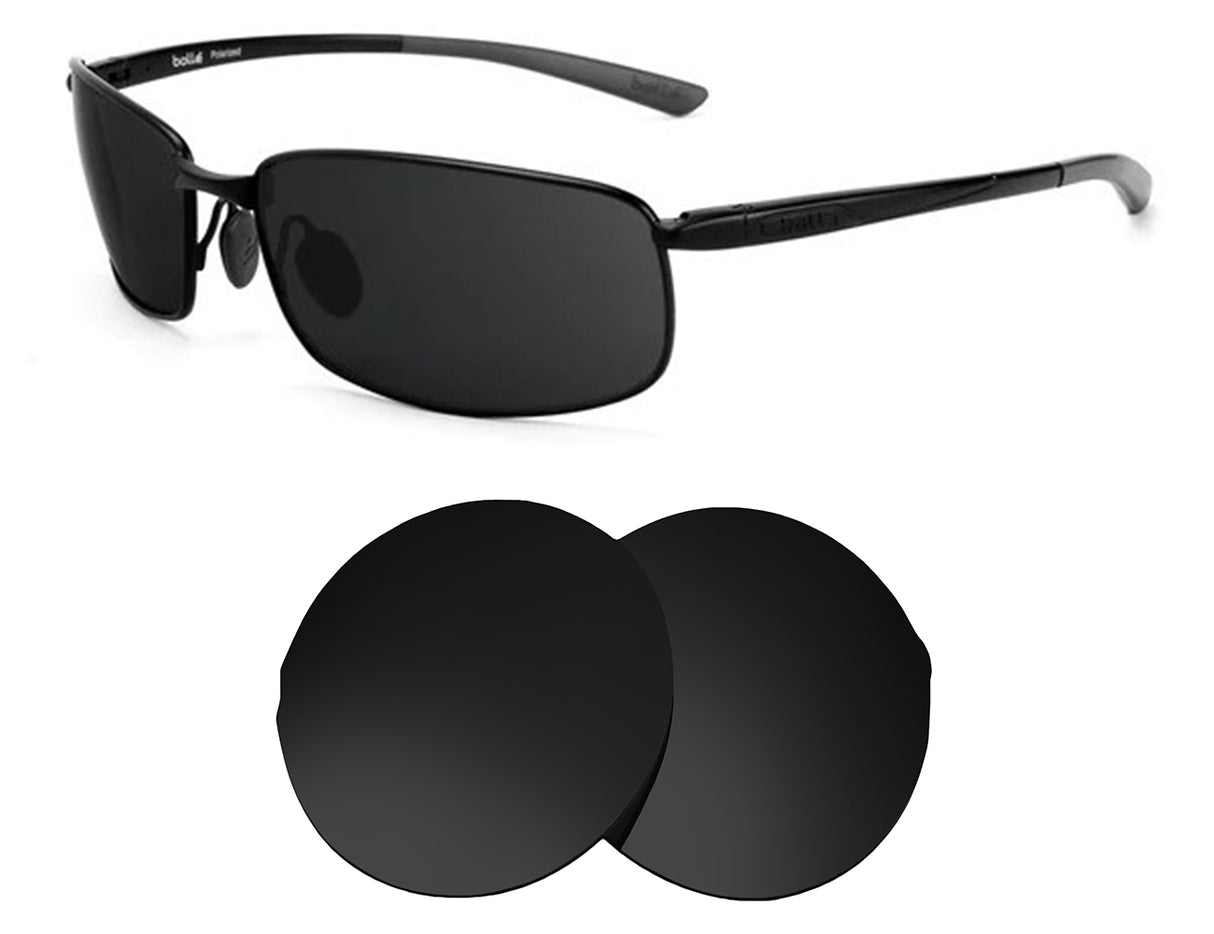 Bolle Benton-Replacement Lenses-Volcanic Black-Non-Polarized-Seek Optics