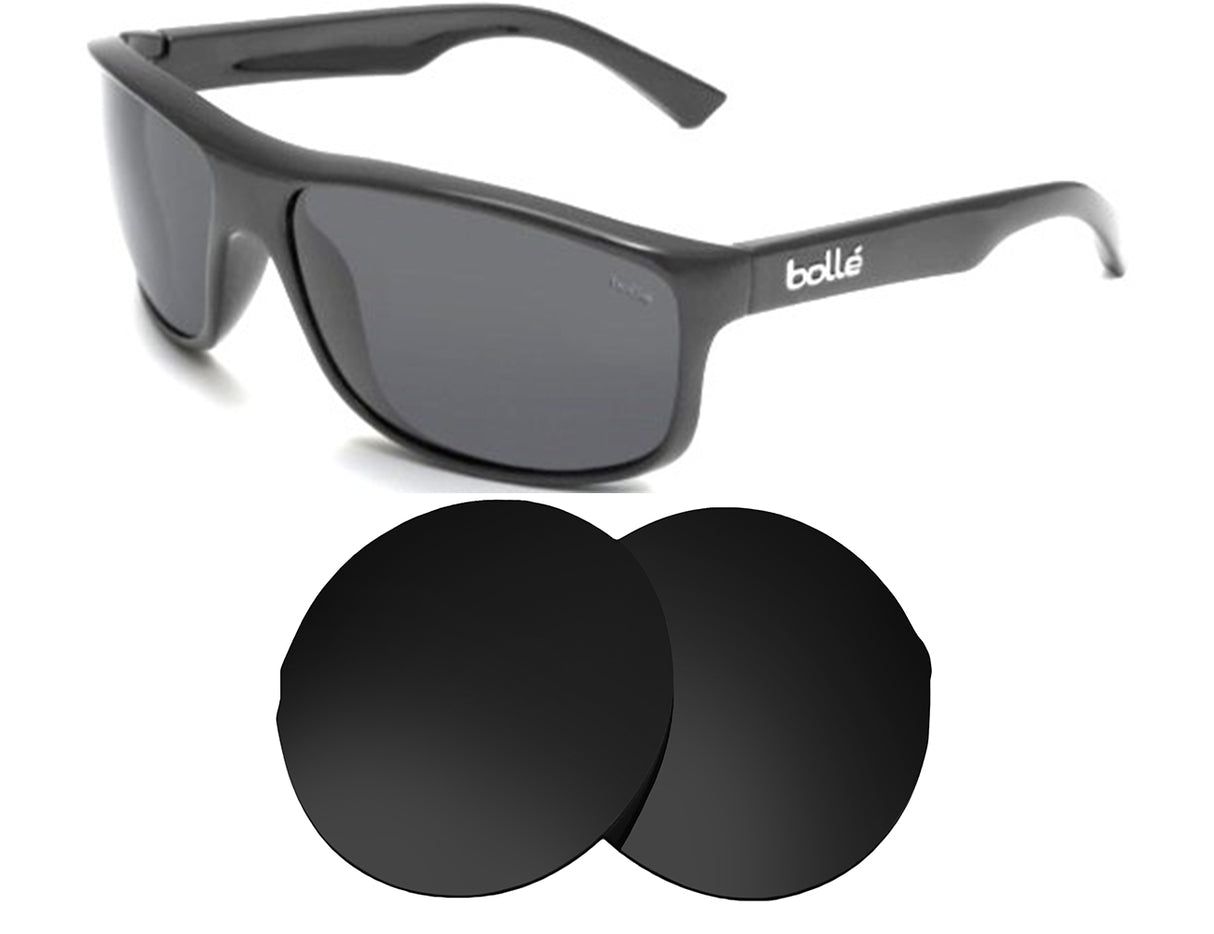 Bolle Hamilton-Replacement Lenses-Volcanic Black-Non-Polarized-Seek Optics
