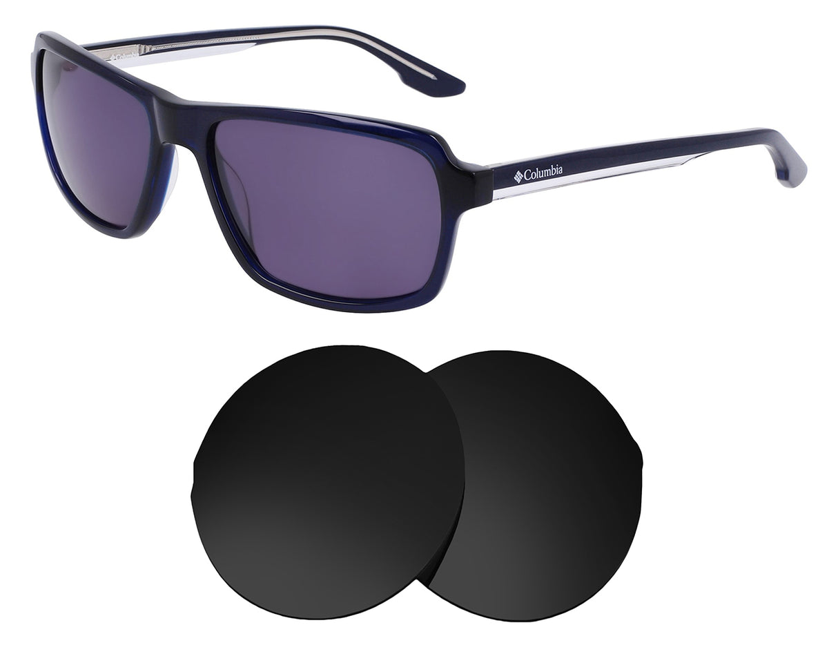 Columbia C562S-Replacement Lenses-Volcanic Black-Non-Polarized-Seek Optics