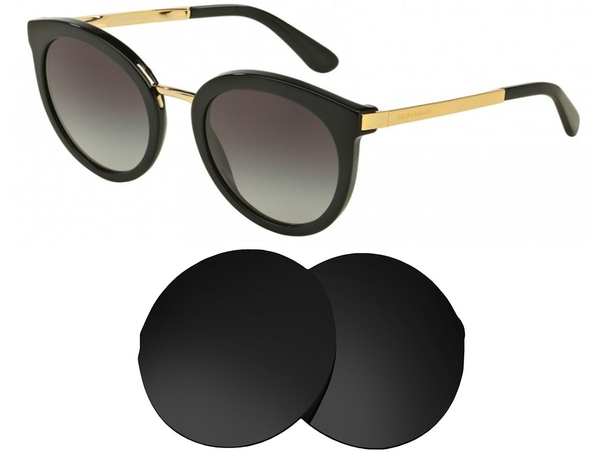 Dolce & Gabbana DG 4268-Replacement Lenses-Volcanic Black-Non-Polarized-Seek Optics