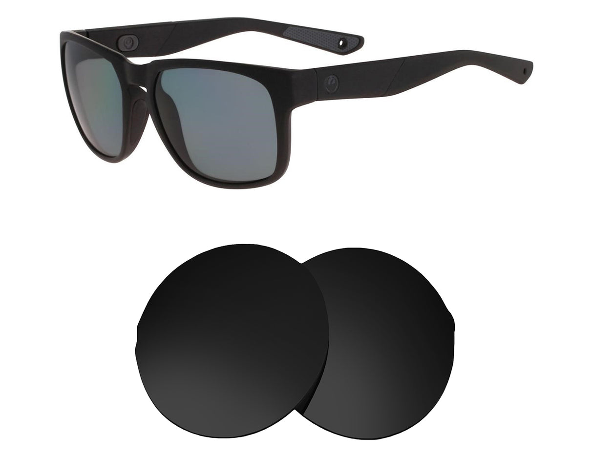 Dragon SeafarerX-Replacement Lenses-Volcanic Black-Non-Polarized-Seek Optics