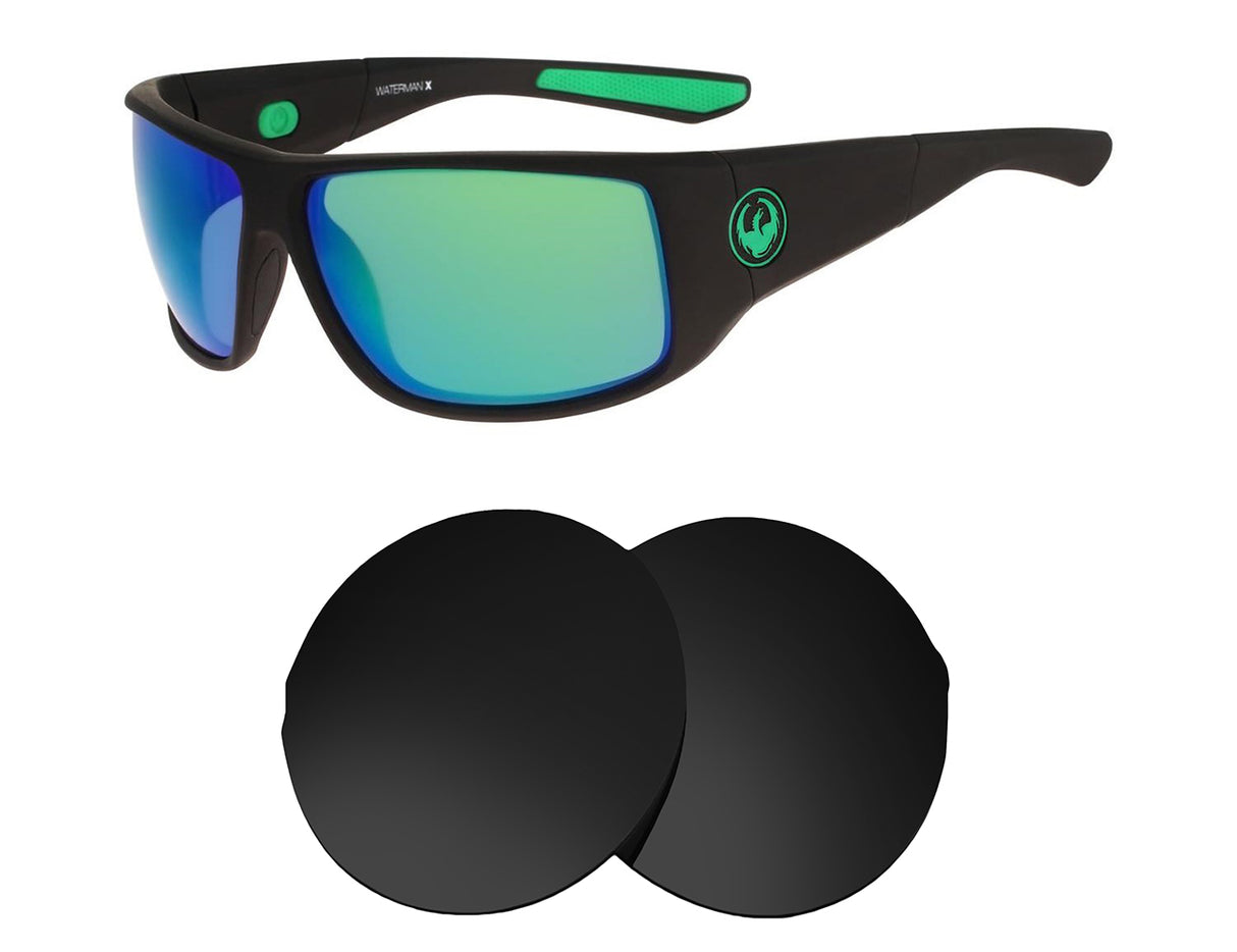 Dragon WatermanX-Replacement Lenses-Volcanic Black-Non-Polarized-Seek Optics