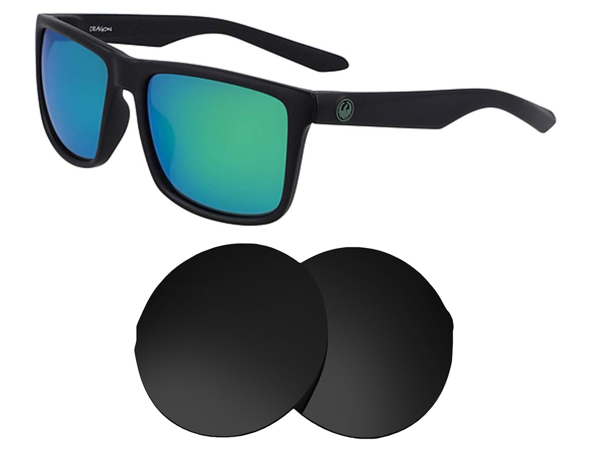 Dragon Meridien-Replacement Lenses-Volcanic Black-Non-Polarized-Seek Optics