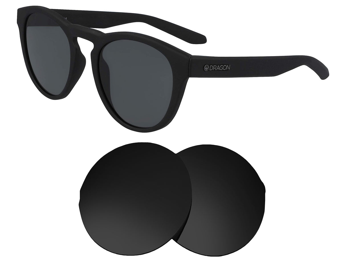 Dragon Opus-Replacement Lenses-Volcanic Black-Non-Polarized-Seek Optics