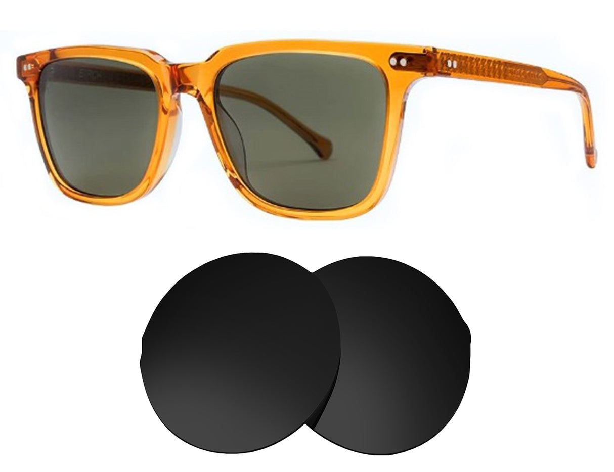 Electric Birch-Replacement Lenses-Volcanic Black-Non-Polarized-Seek Optics